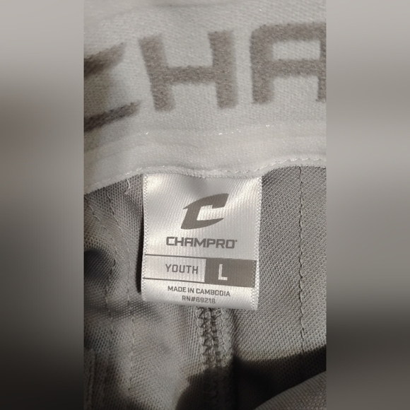 champro baseball pants youth L gray knicker elastic bottom - Picture 11 of 13